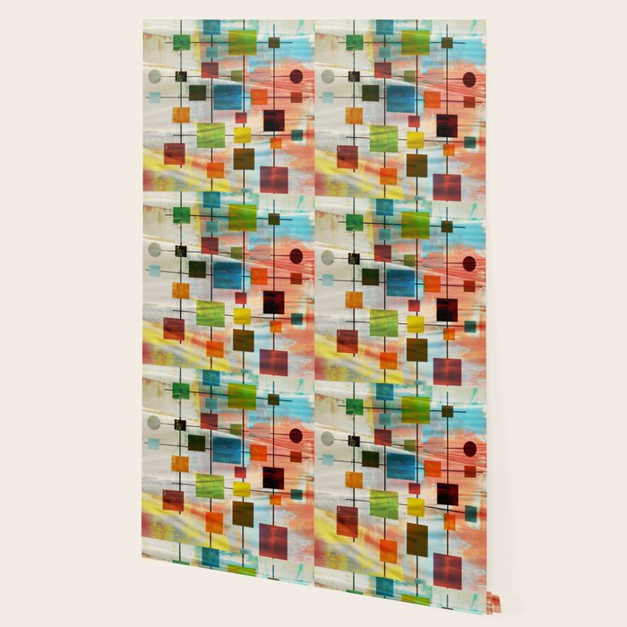 Mid-Century Modern Art 1.3 -  Graffiti Style Wallpaper Gallery Image 2