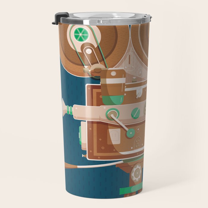 Cine Blue Lens Travel Mug Gallery Image 3