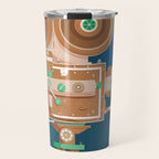 Cine Blue Lens Travel Mug Gallery Image 1