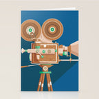Cine Blue Lens Stationery Card Gallery Image 2