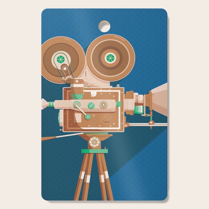 Cine Blue Lens Cutting Board Gallery Image 1