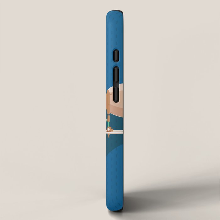 Cine Blue Lens iPhone Case Gallery Image 2