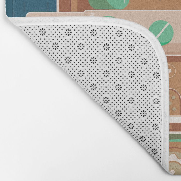 Cine Blue Lens Bath Mat Gallery Image 2