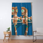 Cine Blue Lens Window Curtain Gallery Image 5