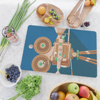 Cine Blue Lens Cutting Board Gallery Image 2