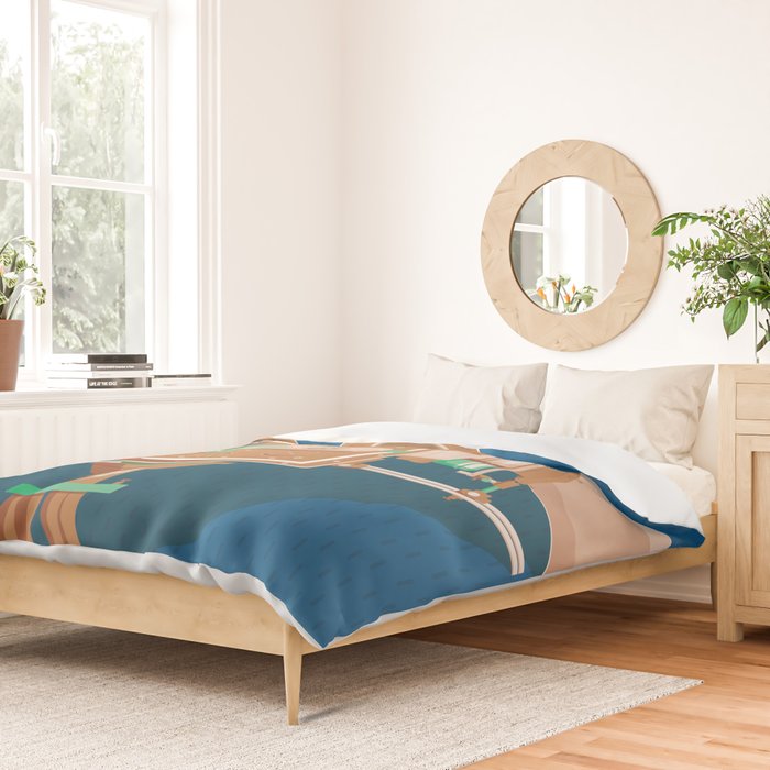 Cine Blue Lens Duvet Cover Gallery Image 2