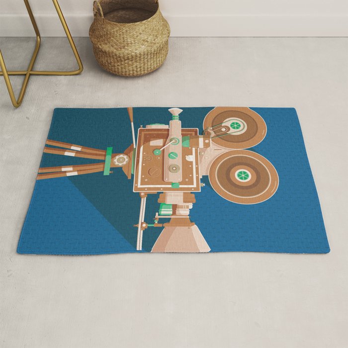 Cine Blue Lens Rug Gallery Image 1