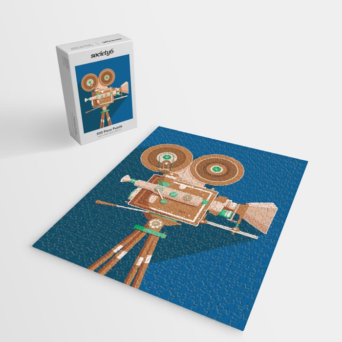 Cine Blue Lens Jigsaw Puzzle Gallery Image 2
