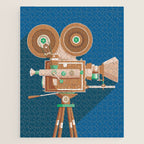 Cine Blue Lens Jigsaw Puzzle Gallery Image 1