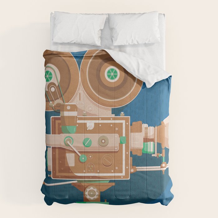 Cine Blue Lens Comforter Gallery Image 6