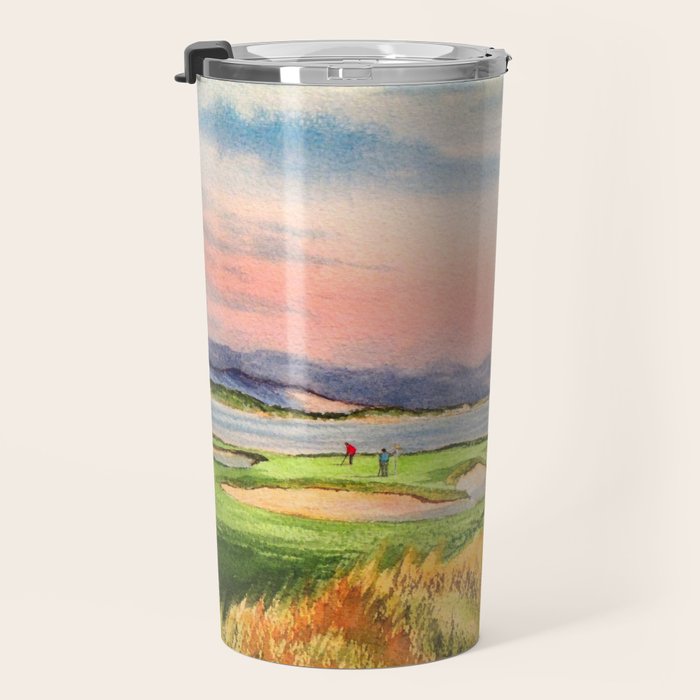 Pebble Beach Golf Course 7th Hole Travel Mug Gallery Image 3