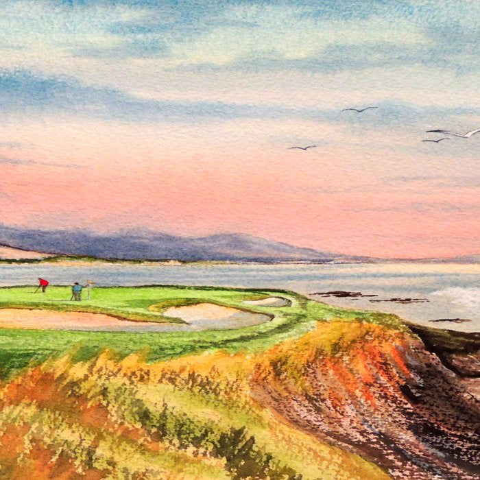 Pebble Beach Golf Course 7th Hole Coffee Mug Gallery Image 2