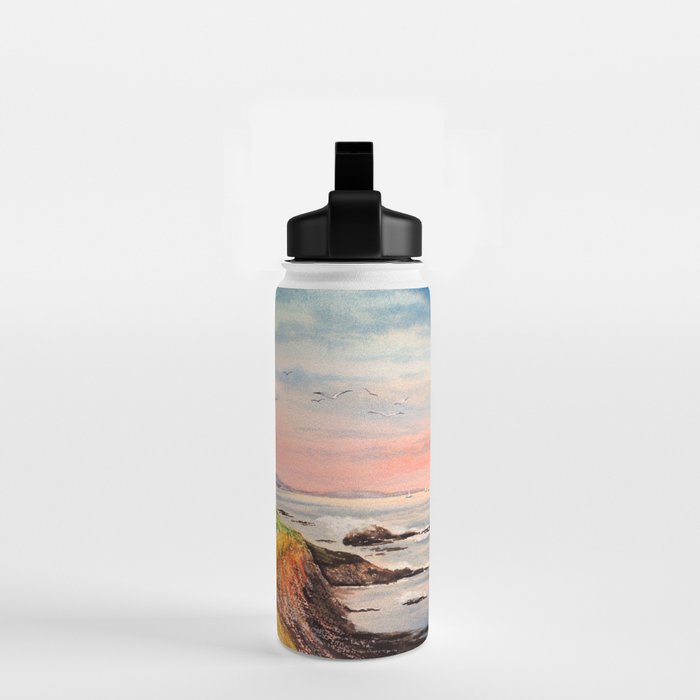Pebble Beach Golf Course 7th Hole Water Bottle Gallery Image 2