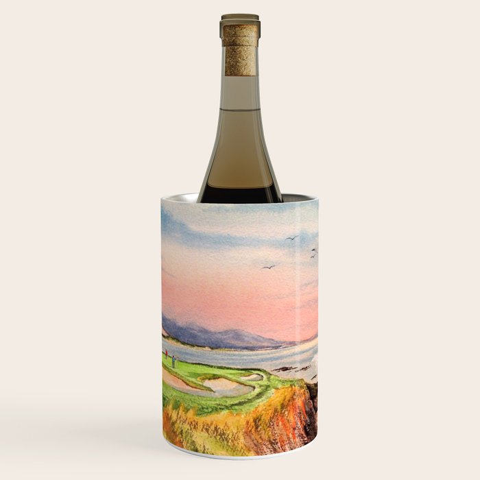 Pebble Beach Golf Course 7th Hole Wine Chiller Gallery Image 1