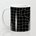 Warp Grid: Midnight Black Edition Coffee Mug Gallery Image 3
