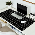 Warp Grid: Midnight Black Edition Desk Mat Gallery Image 2