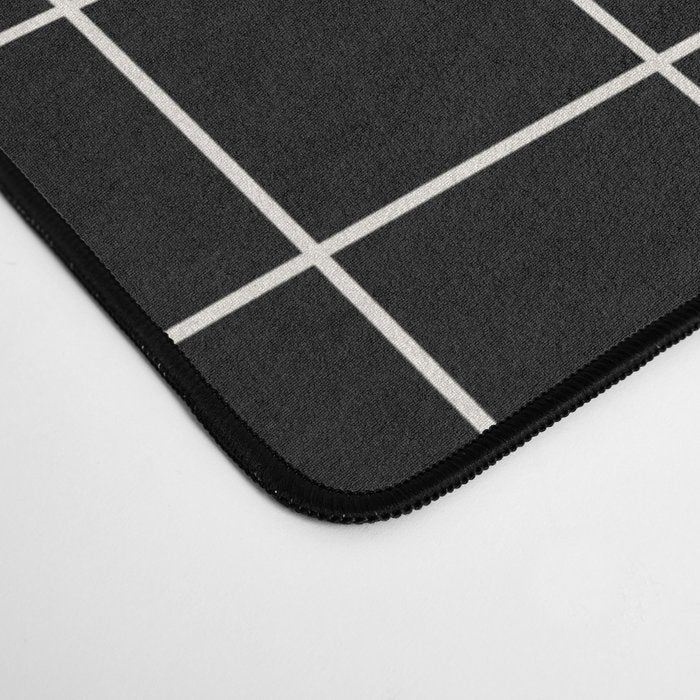 Warp Grid: Midnight Black Edition Desk Mat Gallery Image 4