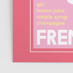 French 75 Cocktail Poster Gallery Image 3