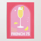 French 75 Cocktail Poster Gallery Image 4