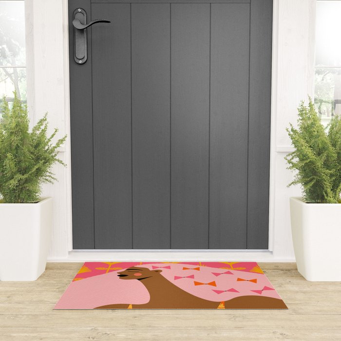 Bow Stacking Queen Welcome Mat Gallery Image 3
