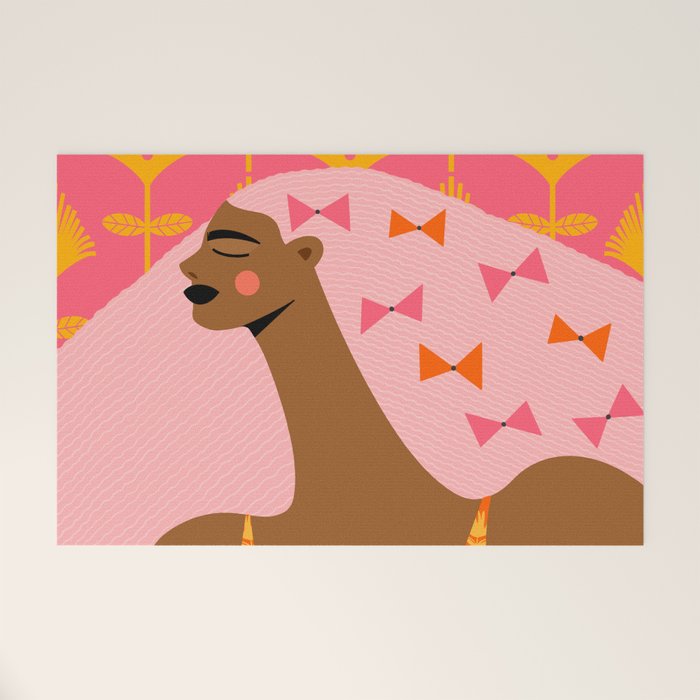 Bow Stacking Queen Welcome Mat Gallery Image 1