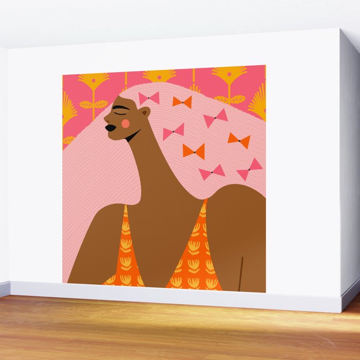Bow Stacking Queen Wall Mural Gallery Image 2