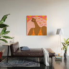 Bow Stacking Queen Wood Wall Art Gallery Image 2
