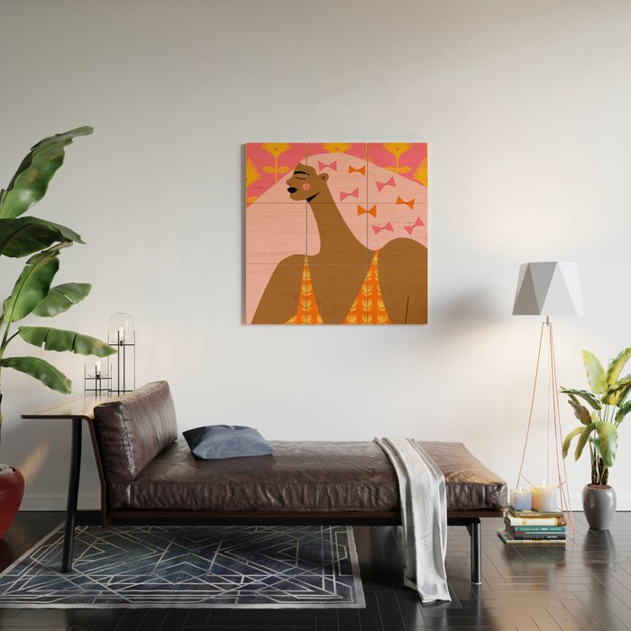 Bow Stacking Queen Wood Wall Art Gallery Image 2