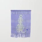 Periwinkle Cheetah Wall Hanging Gallery Image 1