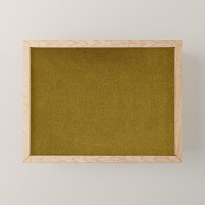 Mustard Velvet Mini Art Print Gallery Image 1