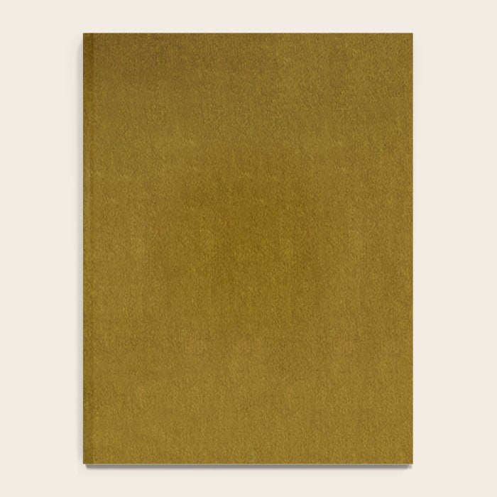 Mustard Velvet Notebook Gallery Image 4