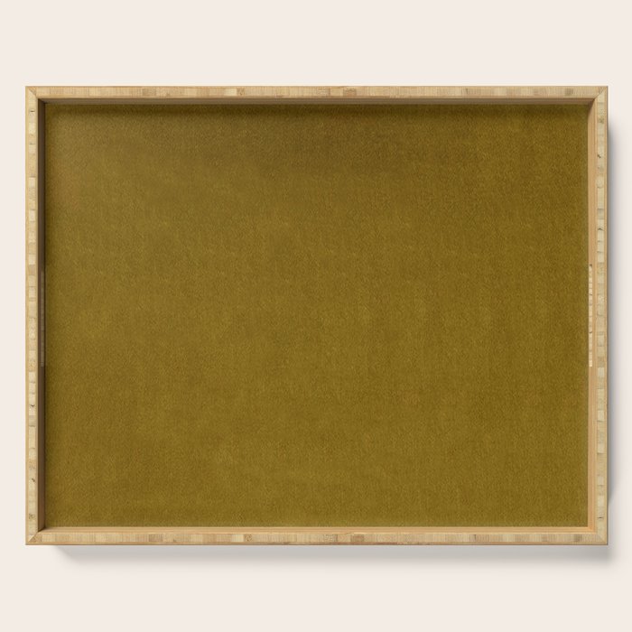 Mustard Velvet Serving Tray Gallery Image 1