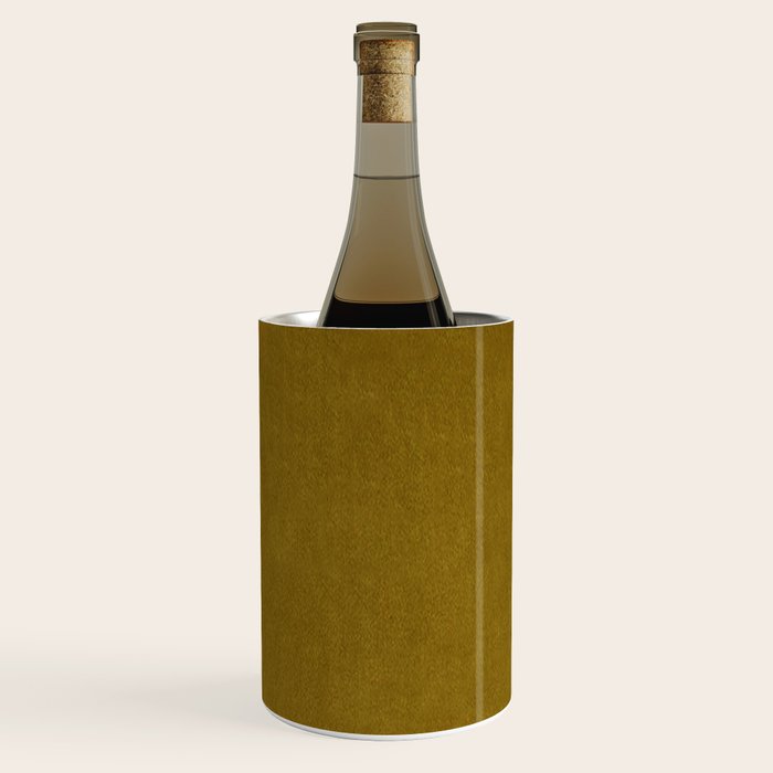 Mustard Velvet Wine Chiller Gallery Image 2