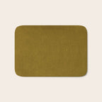 Mustard Velvet Bath Mat Gallery Image 1