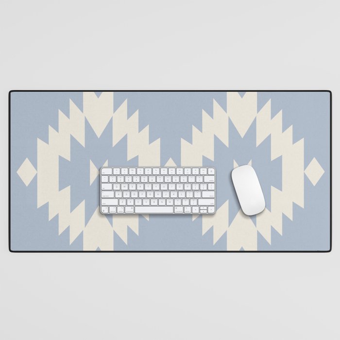 Southwestern Minimalism - Sky Blue Desk Mat Gallery Image 1