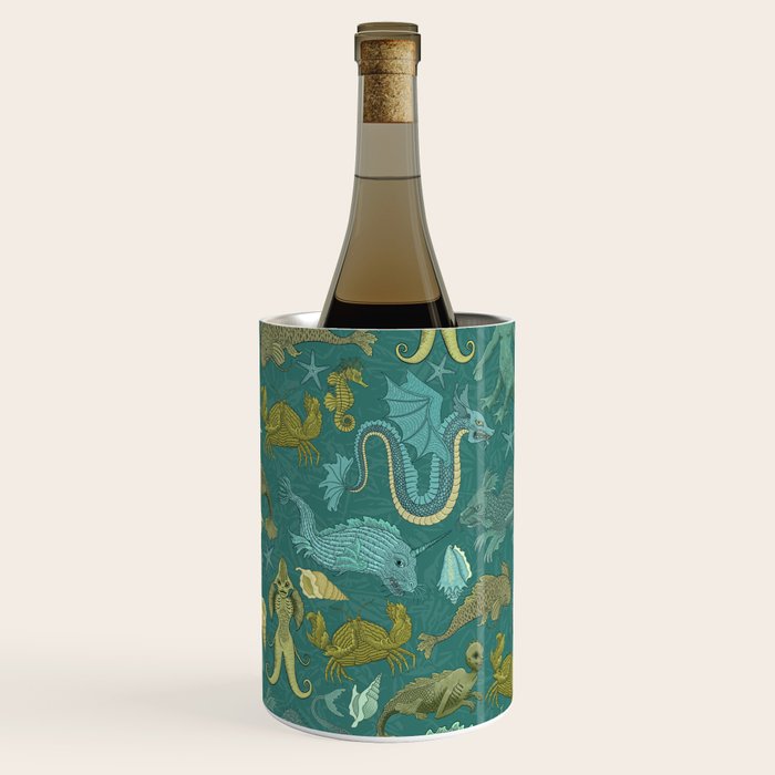 Deepsea Cryptids in Sea Green Wine Chiller Gallery Image 2