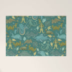 Deepsea Cryptids in Sea Green Welcome Mat Gallery Image 1