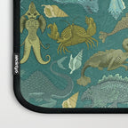 Deepsea Cryptids in Sea Green Laptop Sleeve Gallery Image 3