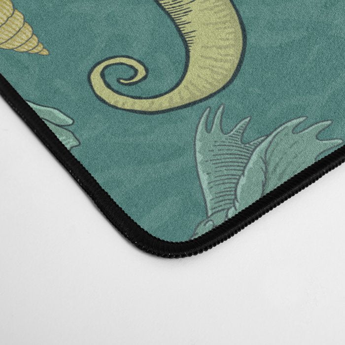 Deepsea Cryptids in Sea Green Desk Mat Gallery Image 4