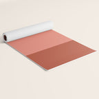 terracotta color block   Yoga Mat Gallery Image 2