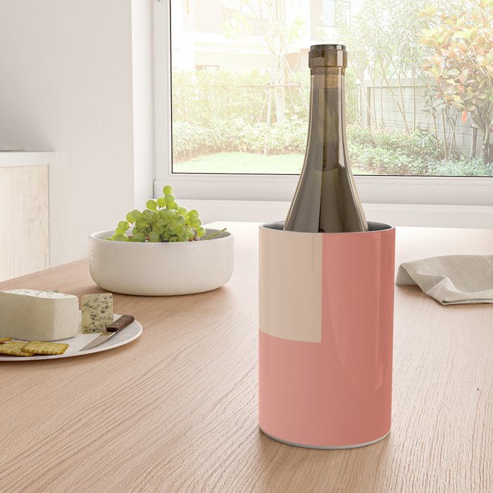 terracotta color block   Wine Chiller Gallery Image 4