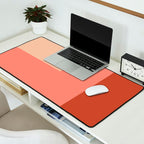 terracotta color block   Desk Mat Gallery Image 2