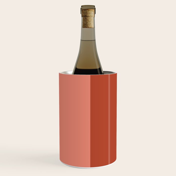 terracotta color block   Wine Chiller Gallery Image 3