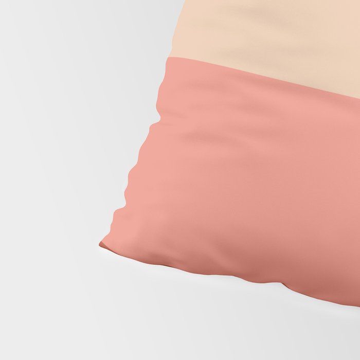 terracotta color block   Pillow Sham Gallery Image 4