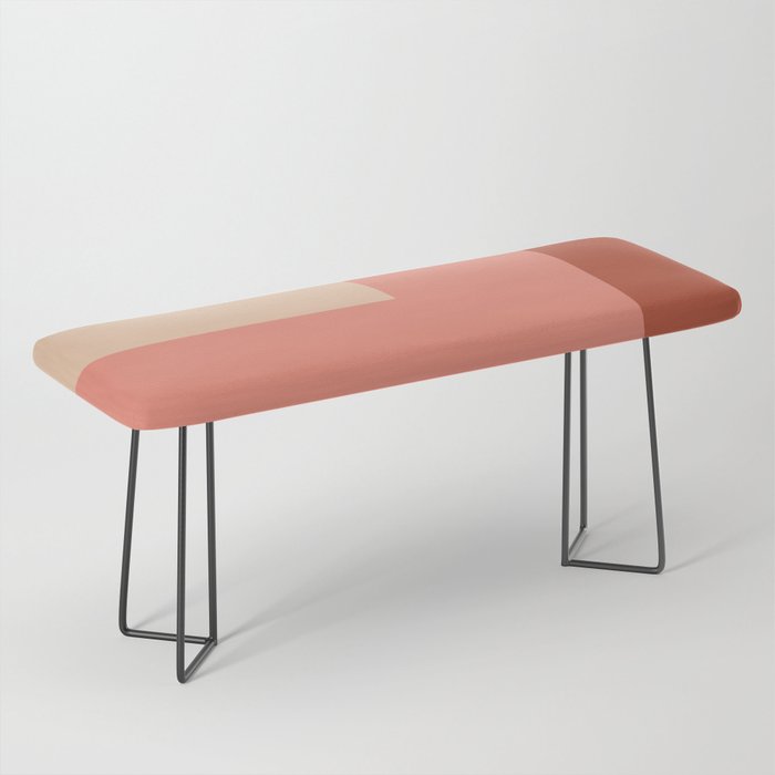 terracotta color block   Bench Gallery Image 1