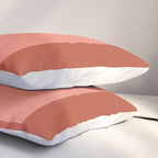 terracotta color block   Pillow Sham Gallery Image 3