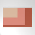 terracotta color block   Welcome Mat Gallery Image 1