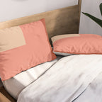 terracotta color block   Pillow Sham Gallery Image 2