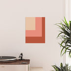 terracotta color block   Poster Gallery Image 2