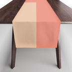 terracotta color block   Table Runner Gallery Image 1